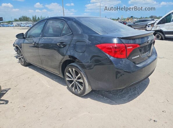2T1BURHE7HC781523 2017 TOYOTA COROLLA Black Rear left