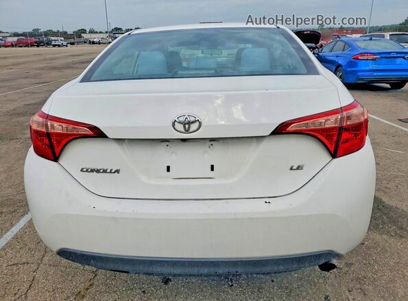 2T1BURHE7HC801589 2017 TOYOTA COROLLA White Հետևի տեսք