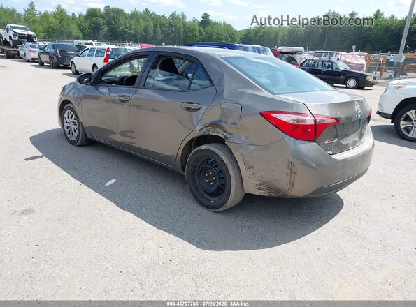 2T1BURHE7HC802273 2017 TOYOTA COROLLA Коричневый Задняя левая четверть