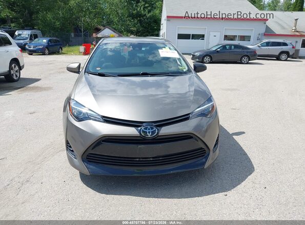 2T1BURHE7HC802273 2017 TOYOTA COROLLA Коричневый Вид щитка приборов
