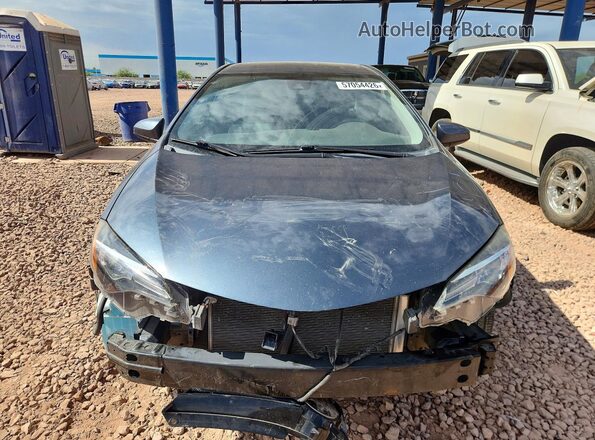 2T1BURHE7HC803973 2017 TOYOTA COROLLA Gray Դիմացի տեսք