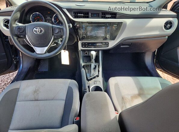 2T1BURHE7HC803973 2017 TOYOTA COROLLA Gray Առջևի վահանակի տեսք