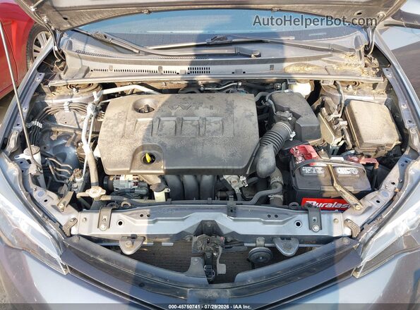 2T1BURHE7HC838433 2017 TOYOTA COROLLA Gray Widok z tyłu