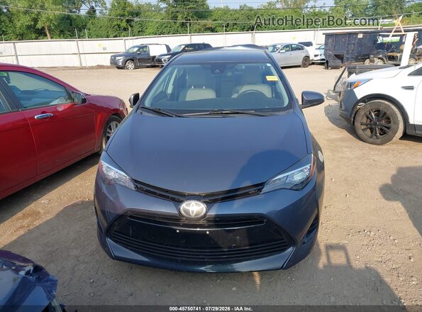 2T1BURHE7HC838433 2017 TOYOTA COROLLA Gray Widok zestawu wskaźników