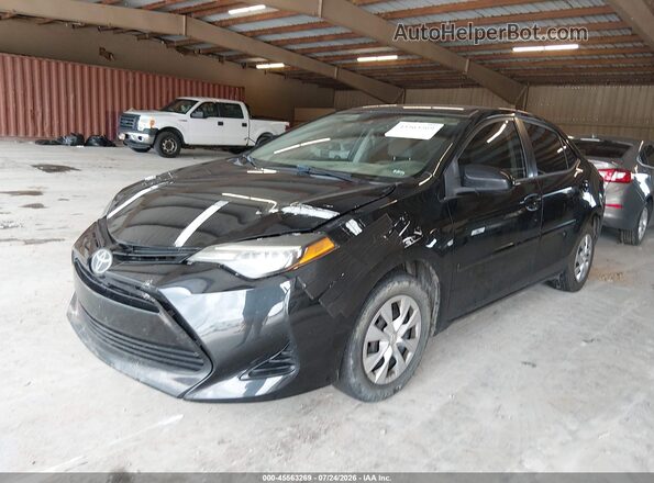 2T1BURHE7HC848427 2017 TOYOTA COROLLA Black Vista tres cuartos delantera izquierda