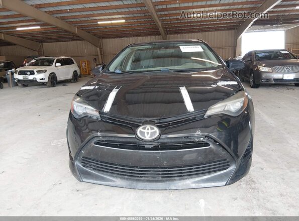 2T1BURHE7HC848427 2017 TOYOTA COROLLA Black Vista del cuadro de instrumentos