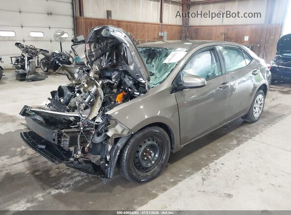 2T1BURHE7HC908044 2017 TOYOTA COROLLA Gray წინა მარცხენა ხედი სამი მეოთხედიდან