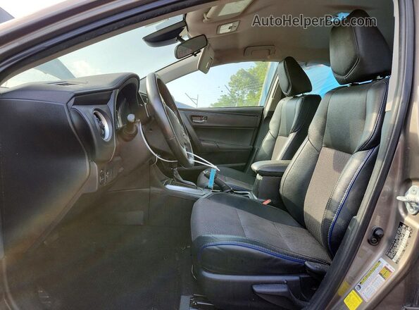 2T1BURHE7HC913115 2017 TOYOTA COROLLA Tan Вид салону спереду