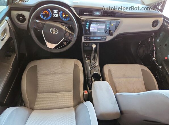 2T1BURHE7HC921568 2017 TOYOTA COROLLA Black Вид панелі приладів