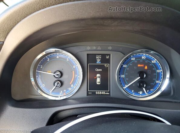 2T1BURHE7HC935759 2017 TOYOTA COROLLA Черный Вид щитка приборов
