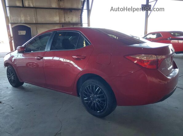 2T1BURHE7JC052380 2018 TOYOTA COROLLA Red Tył lewy
