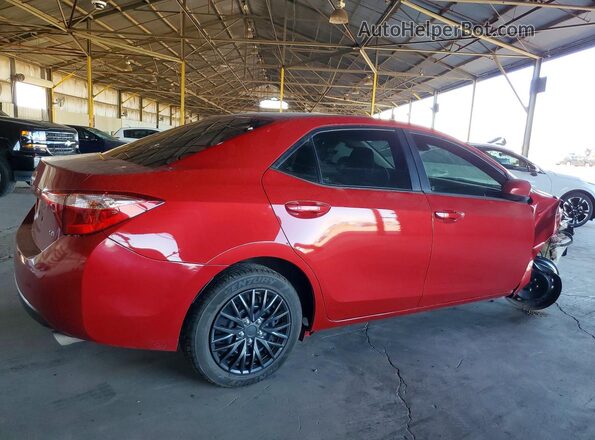 2T1BURHE7JC052380 2018 TOYOTA COROLLA Red Tył prawy