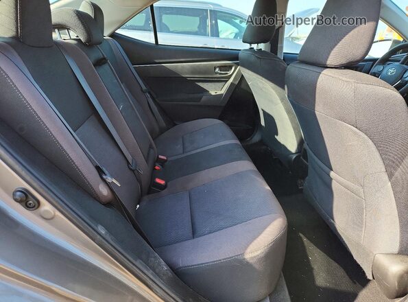 2T1BURHE7JC061855 2018 TOYOTA COROLLA Gray უკანა სავარძლების ხედი