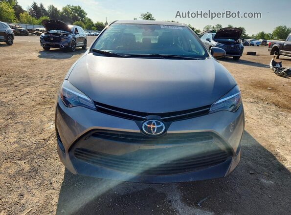 2T1BURHE7JC061855 2018 TOYOTA COROLLA Gray წინა ხედი