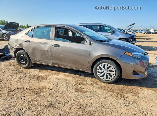 2T1BURHE7JC061855 2018 TOYOTA COROLLA Gray წინა მარჯვენა