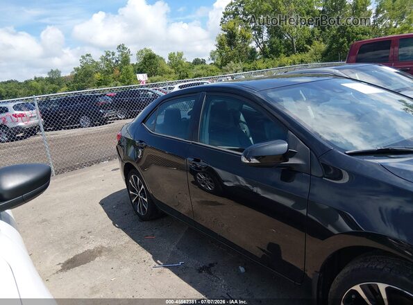 2T1BURHE7JC074878 2018 TOYOTA COROLLA Черный Вид задней части салона