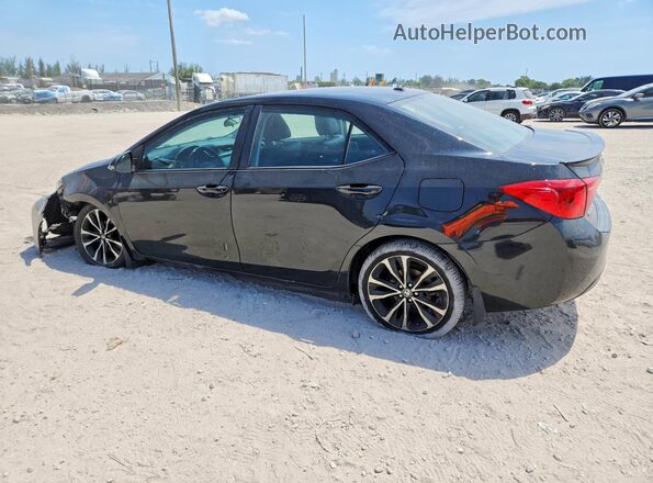 2T1BURHE7JC076470 2018 TOYOTA COROLLA Black Trasero izquierdo