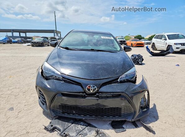 2T1BURHE7JC076470 2018 TOYOTA COROLLA Black Vista frontal