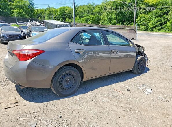 2T1BURHE7JC081796 2018 TOYOTA COROLLA Серый Задняя правая четверть