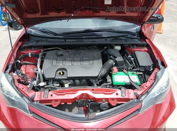 2T1BURHE7JC966998 2018 TOYOTA COROLLA Красный Вид сзади