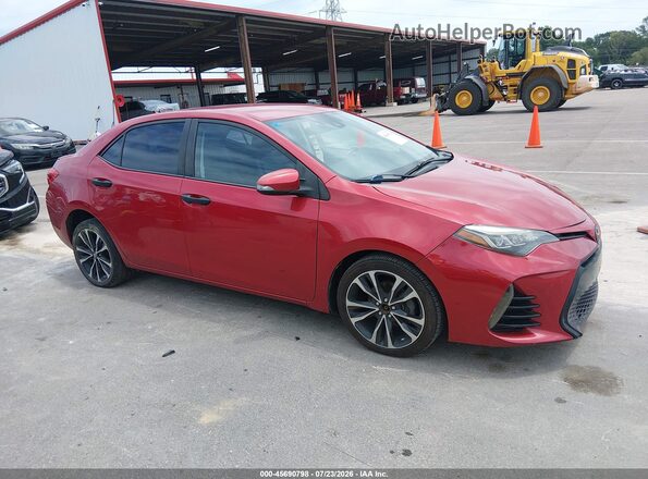 2T1BURHE7JC966998 2018 TOYOTA COROLLA Красный Вид задней части салона