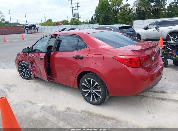 2T1BURHE7JC966998 2018 TOYOTA COROLLA Красный Панорамный вид салона 360°
