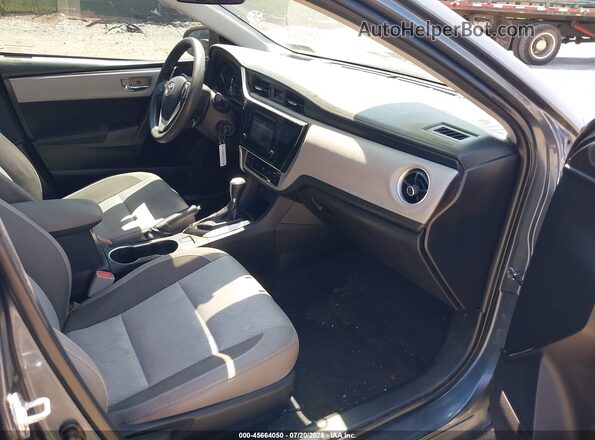 2T1BURHE7JC971232 2018 TOYOTA COROLLA Gray Widok wnętrza z przodu