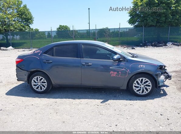 2T1BURHE7JC971232 2018 TOYOTA COROLLA Gray Widok zestawu wskaźników