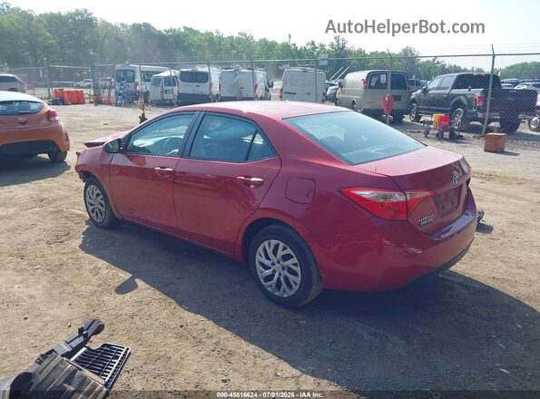 2T1BURHE7JC976852 2018 TOYOTA COROLLA Красный Задняя левая четверть