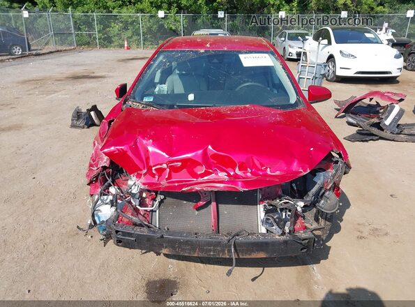 2T1BURHE7JC976852 2018 TOYOTA COROLLA Красный Вид щитка приборов