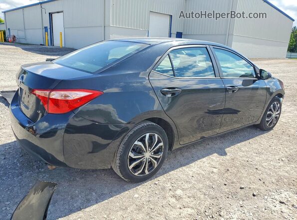 2T1BURHE7JC978519 2018 TOYOTA COROLLA Black Tył prawy