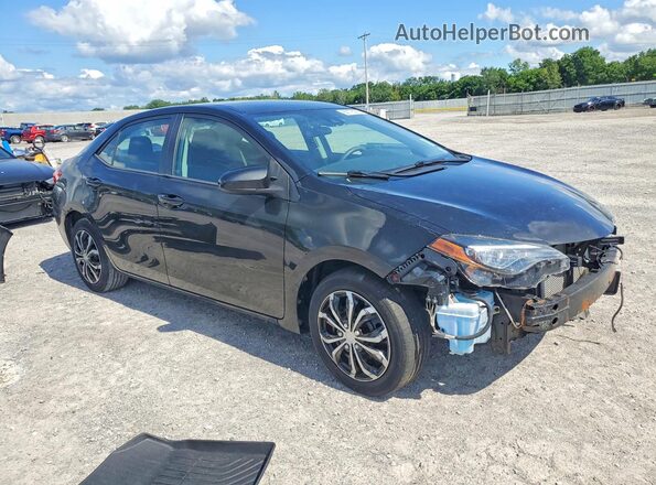 2T1BURHE7JC978519 2018 TOYOTA COROLLA Black Przód prawy