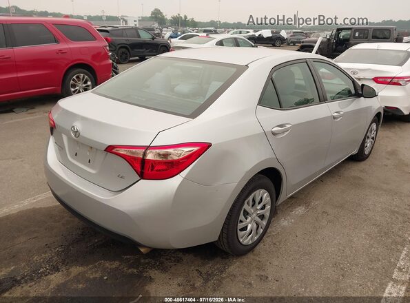 2T1BURHE7JC981551 2018 TOYOTA COROLLA Silver Հետևի աջ