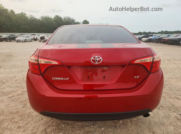 2T1BURHE7JC982196 2018 TOYOTA COROLLA Red Vista trasera