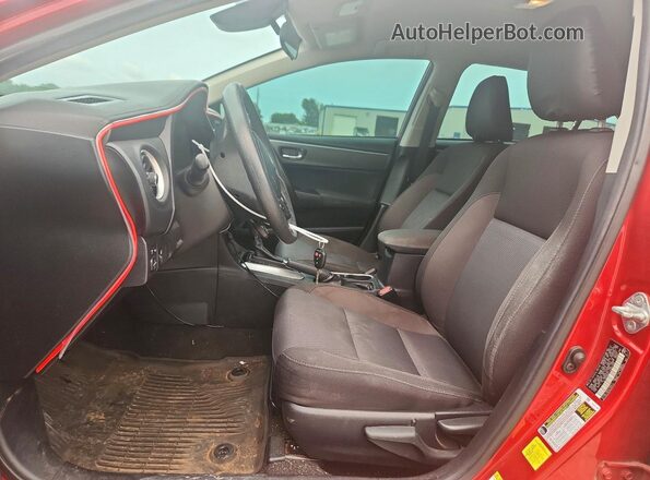 2T1BURHE7JC982196 2018 TOYOTA COROLLA Red Vista interior delantera