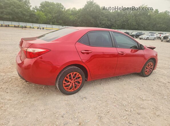 2T1BURHE7JC982196 2018 TOYOTA COROLLA Red Trasero derecho
