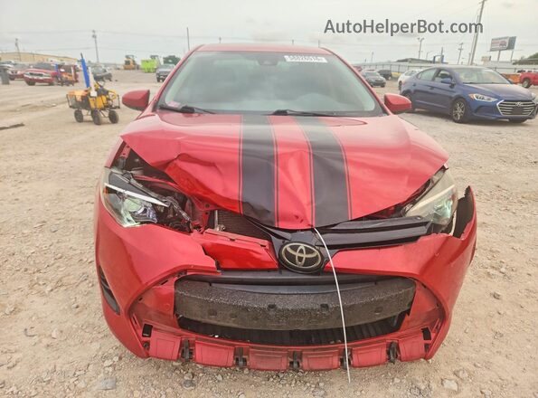 2T1BURHE7JC982196 2018 TOYOTA COROLLA Red Vista frontal