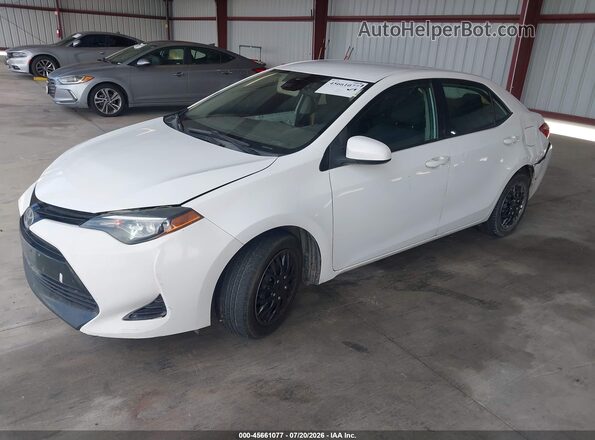 2T1BURHE7JC986751 2018 TOYOTA COROLLA White წინა მარცხენა ხედი სამი მეოთხედიდან