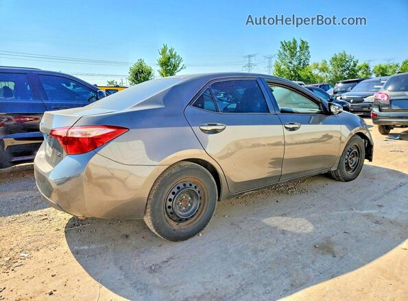 2T1BURHE7JC989231 2018 TOYOTA COROLLA Gray Հետևի աջ