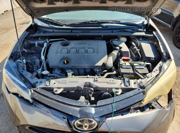2T1BURHE7JC989231 2018 TOYOTA COROLLA Gray Սալոնի հետևի տեսք