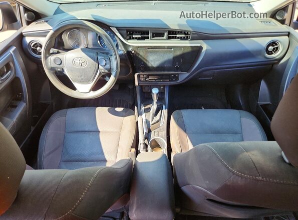 2T1BURHE7JC989231 2018 TOYOTA COROLLA Gray Առջևի վահանակի տեսք