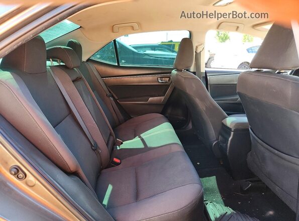 2T1BURHE7JC989231 2018 TOYOTA COROLLA Gray Հետևի նստատեղերի տեսք
