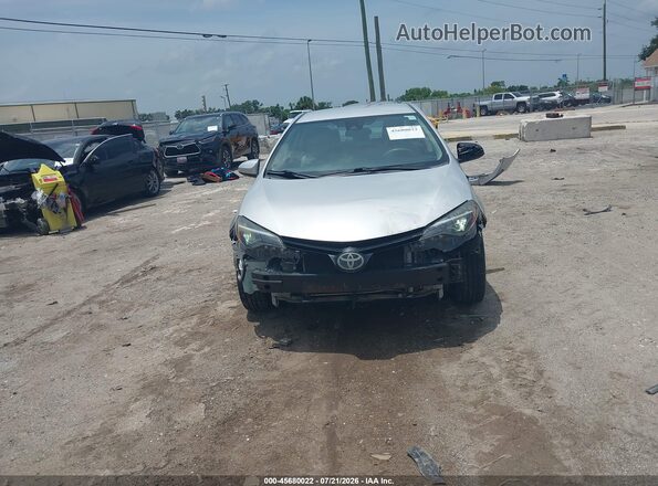 2T1BURHE7JC996163 2018 TOYOTA COROLLA Silver Вид щитка приладів
