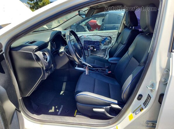 2T1BURHE7KC125667 2019 TOYOTA COROLLA White Vista interior delantera