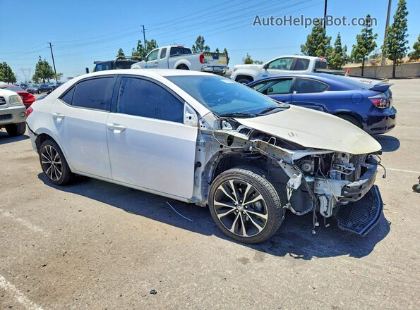 2T1BURHE7KC125667 2019 TOYOTA COROLLA White Delantero derecho