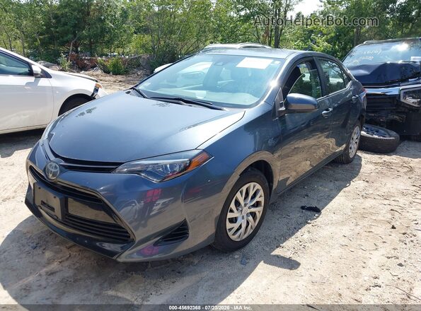 2T1BURHE7KC152447 2019 TOYOTA COROLLA Gray Առջևի ձախ երեք քառորդ տեսարան