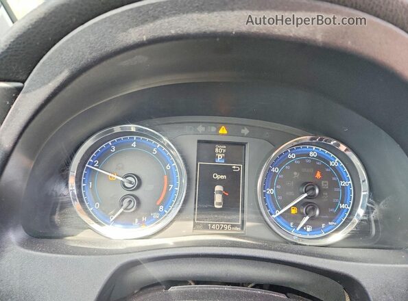 2T1BURHE7KC163464 2019 TOYOTA COROLLA Blue Vista del cuadro de instrumentos