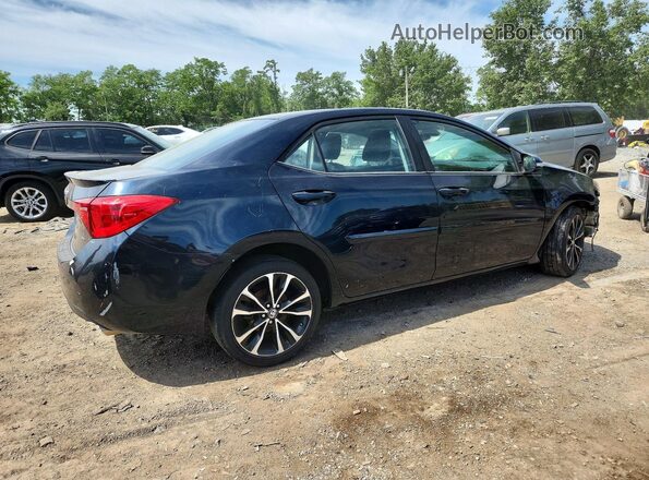 2T1BURHE7KC163464 2019 TOYOTA COROLLA Blue Trasero derecho