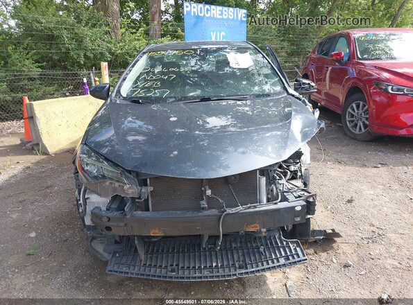 2T1BURHE7KC175257 2019 TOYOTA COROLLA Blue Dashboard view
