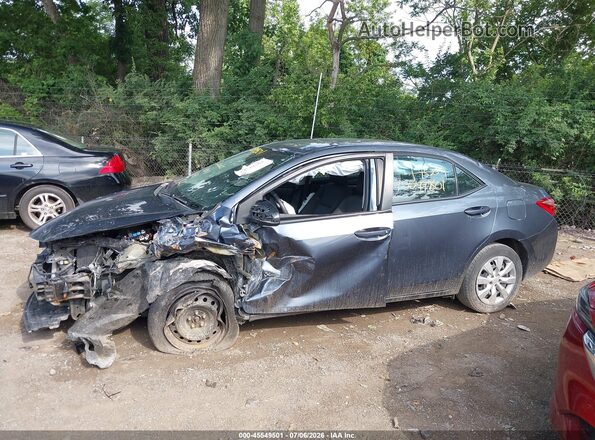 2T1BURHE7KC175257 2019 TOYOTA COROLLA Blue Rear interior view